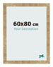 Bilderrahmen 60x80cm Gold Antik MDF Bologna Vorne Messe | Yourdecoration.at
