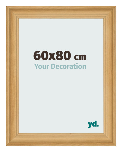 Bilderrahmen 60x80cm Kiefer Gemasert MDF Lazio Vorne Messe | Yourdecoration.at