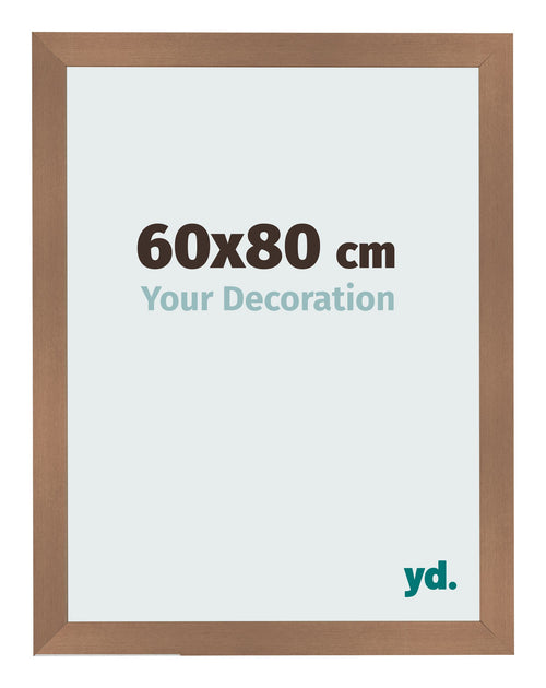 Bilderrahmen 60x80cm Kupfer Dekor MDF Bologna Vorne Messe | Yourdecoration.at