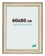 Bilderrahmen 60x80cm Metallglanz MDF Lazio Vorne Messe | Yourdecoration.at