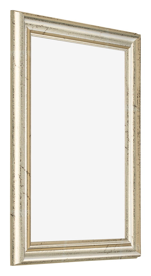 Bilderrahmen 60x80cm Metallglanz MDF Lazio Vorne Schrag | Yourdecoration.at