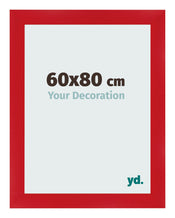 Bilderrahmen 60x80cm Rot MDF Pisa Vorne Messe | Yourdecoration.at
