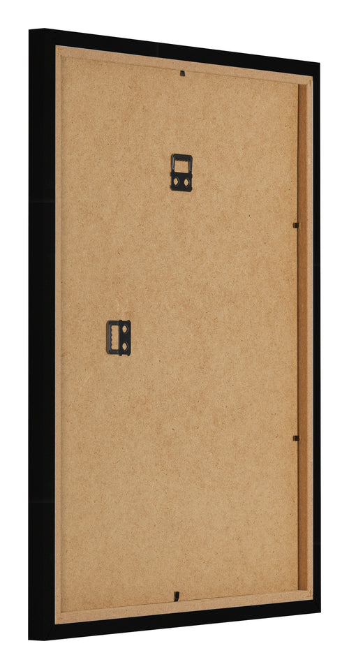 Bilderrahmen 60x80cm Schwarz Hochglanz MDF Bologna Ruckseite Schrag | Yourdecoration.at