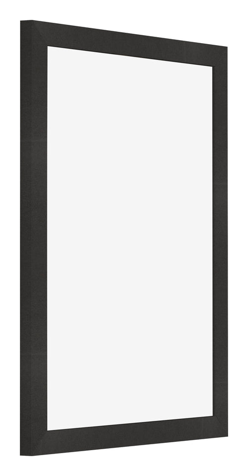 Bilderrahmen 60x80cm Schwarz Matt MDF Bologna Vorne Schrag | Yourdecoration.at