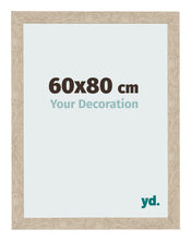 Bilderrahmen 60x80cm Sonoma Eiche MDF Bologna Vorne Messe | Yourdecoration.at
