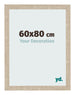 Bilderrahmen 60x80cm Sonoma Eiche MDF Bologna Vorne Messe | Yourdecoration.at