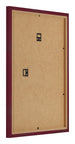 Bilderrahmen 60x80cm Weinrot Gewischt MDF Bologna Ruckseite Schrag | Yourdecoration.at