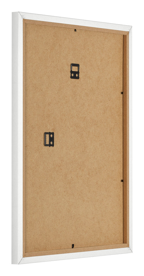 Bilderrahmen 60x80cm Weiss Hochglanz MDF Bologna Ruckseite Schrag | Yourdecoration.at