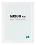 Bilderrahmen 60x80cm Weiß Vintage MDF Pisa Vorne Messe | Yourdecoration.at