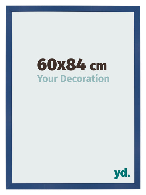Bilderrahmen 60x84 cm Dunkelblau MDF Bologna Vorne Messe | Yourdecoration.at