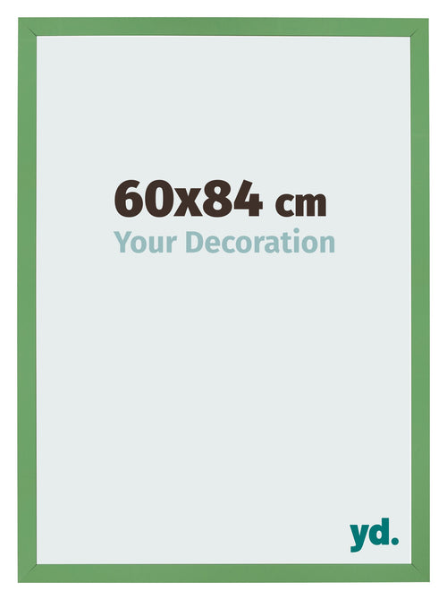 Bilderrahmen 60x84 cm Grun MDF Bologna Vorne Messe | Yourdecoration.at