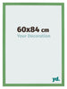 Bilderrahmen 60x84 cm Grun MDF Bologna Vorne Messe | Yourdecoration.at