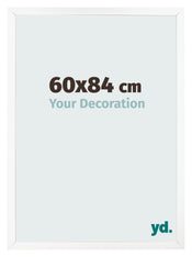 Bilderrahmen 60x84 cm Weiss Matt MDF Bologna Vorne Messe | Yourdecoration.at