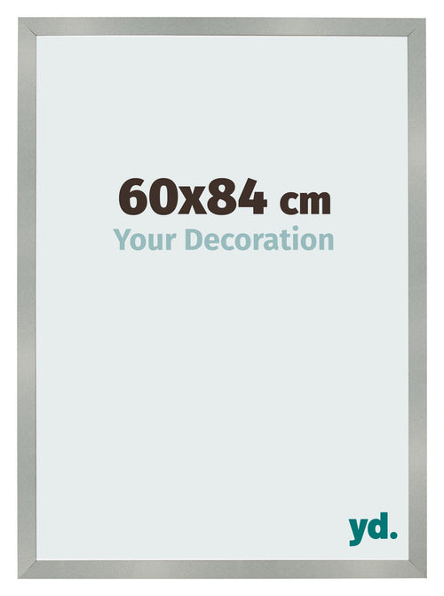 Bilderrahmen 60x84cm Aluminium Gebürstet MDF Bologna Vorne Messe | Yourdecoration.at