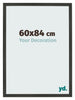 Bilderrahmen 60x84cm Antrazit MDF Bologna Vorne Messe | Yourdecoration.at
