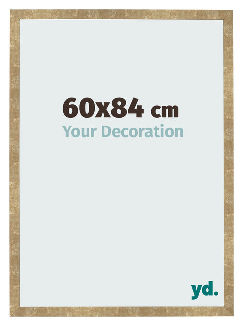 Bilderrahmen 60x84cm Gold Antik MDF Bologna Vorne Messe | Yourdecoration.at