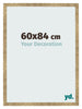 Bilderrahmen 60x84cm Gold Antik MDF Bologna Vorne Messe | Yourdecoration.at
