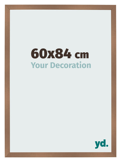 Bilderrahmen 60x84cm Kupfer Dekor MDF Bologna Vorne Messe | Yourdecoration.at