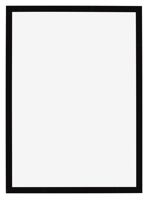 Bilderrahmen 60x84cm Schwarz Hochglanz MDF Bologna Vorne | Yourdecoration.at