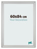 Bilderrahmen 60x84cm Silber Matt MDF Lazio Vorne Messe | Yourdecoration.at