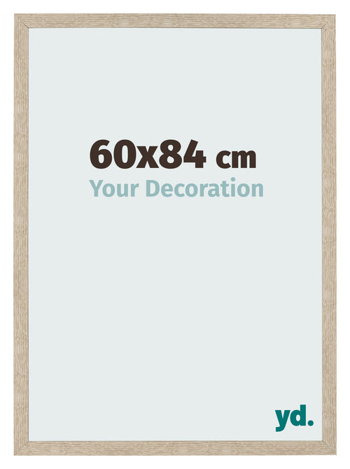 Bilderrahmen 60x84cm Sonoma Eiche MDF Bologna Vorne Messe | Yourdecoration.at