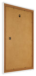 Bilderrahmen 60x84cm Weiss Gewischt MDF Lazio Ruckseite Schrag | Yourdecoration.at