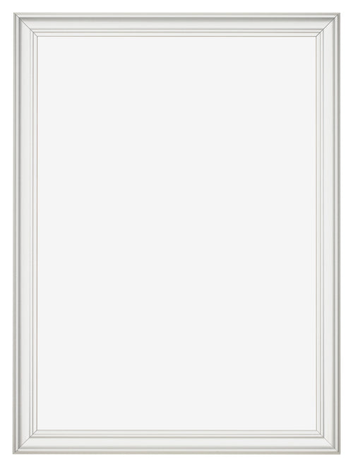 Bilderrahmen 60x84cm Weiss Gewischt MDF Lazio Vorne | Yourdecoration.at