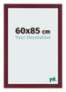 Bilderrahmen 60x85 cm Weinrot Gewischt MDF Bologna Vorne Messe | Yourdecoration.at