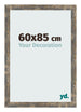 Bilderrahmen 60x85cm Blau Gold Meliert MDF Bologna Vorne Messe | Yourdecoration.at