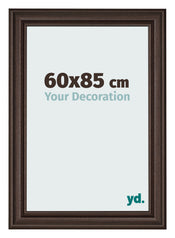 Bilderrahmen 60x85cm Eiche Dunkel MDF Lazio Vorne Messe | Yourdecoration.at