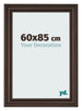 Bilderrahmen 60x85cm Eiche Dunkel MDF Lazio Vorne Messe | Yourdecoration.at