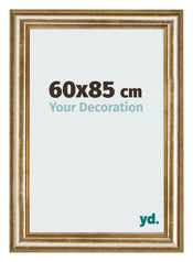 Bilderrahmen 60x85cm Gold Antik MDF Lazio Vorne Messe | Yourdecoration.at