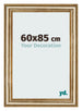 Bilderrahmen 60x85cm Gold Antik MDF Lazio Vorne Messe | Yourdecoration.at