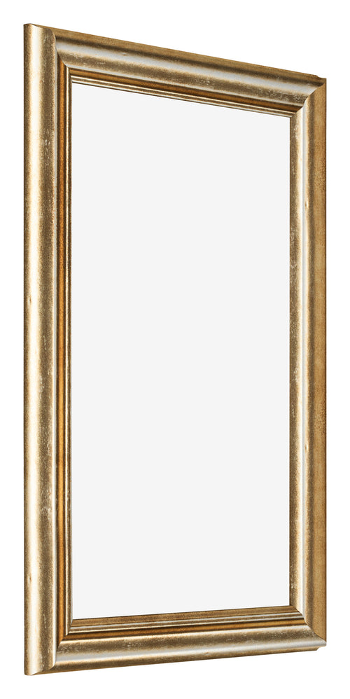 Bilderrahmen 60x85cm Gold Antik MDF Lazio Vorne Schrag | Yourdecoration.at