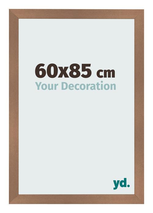 Bilderrahmen 60x85cm Kupfer Dekor MDF Bologna Vorne Messe | Yourdecoration.at