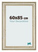 Bilderrahmen 60x85cm Metallglanz MDF Lazio Vorne Messe | Yourdecoration.at