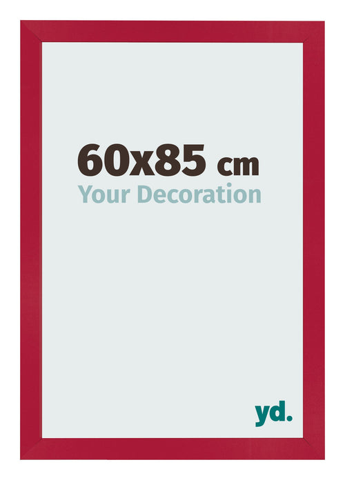 Bilderrahmen 60x85cm Rot MDF Bologna Vorne Messe | Yourdecoration.at