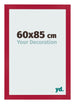 Bilderrahmen 60x85cm Rot MDF Bologna Vorne Messe | Yourdecoration.at