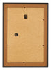 Bilderrahmen 60x85cm Schwarz Gemasert MDF Lazio Ruckseite | Yourdecoration.at