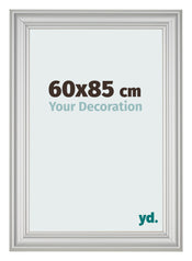 Bilderrahmen 60x85cm Silber Matt MDF Lazio Vorne Messe | Yourdecoration.at