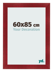 Bilderrahmen 60x85cm Weinrot Gewischt MDF Pisa Vorne Messe | Yourdecoration.at