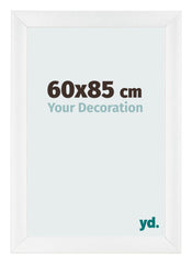 Bilderrahmen 60x85cm Weiß Vintage MDF Pisa Vorne Messe | Yourdecoration.at