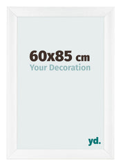 Bilderrahmen 60x85cm Weiß Vintage MDF Pisa Vorne Messe | Yourdecoration.at