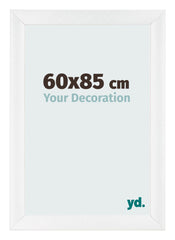 Bilderrahmen 60x85cm Weiß Vintage MDF Pisa Vorne Messe | Yourdecoration.at