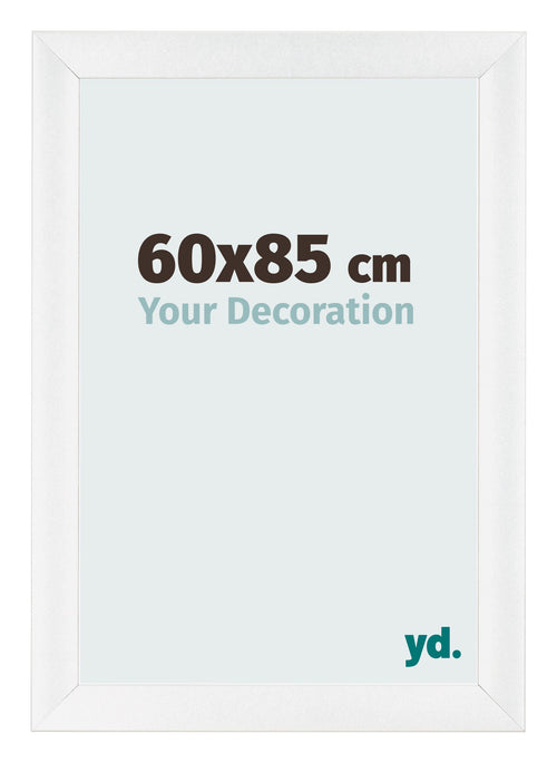 Bilderrahmen 60x85cm Weiß Vintage MDF Pisa Vorne Messe | Yourdecoration.at