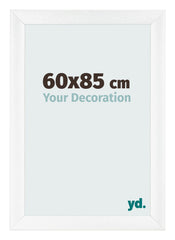 Bilderrahmen 60x85cm Weiß Vintage MDF Pisa Vorne Messe | Yourdecoration.at