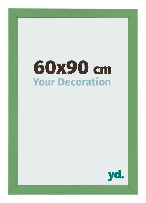 Bilderrahmen 60x90 cm Grun MDF Bologna Vorne Messe | Yourdecoration.at