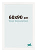 Bilderrahmen 60x90 cm Weiss Hochglanz MDF Bologna Vorne Messe | Yourdecoration.at