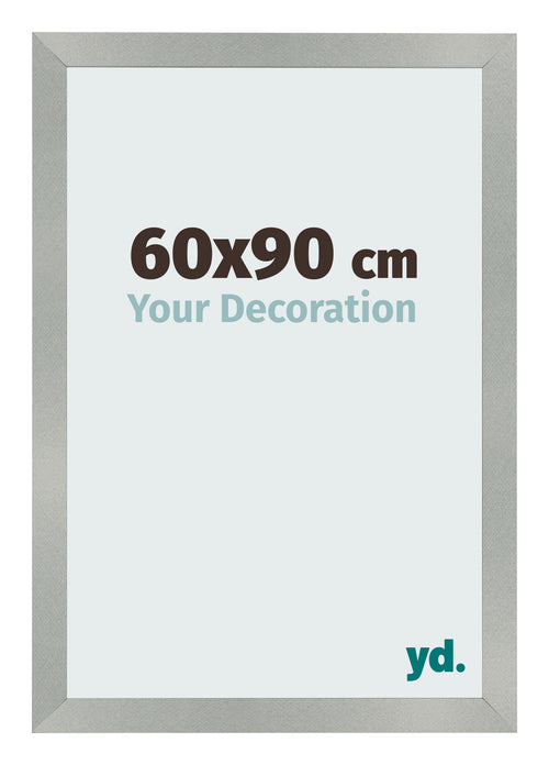 Bilderrahmen 60x90cm Aluminium Gebürstet MDF Bologna Vorne Messe | Yourdecoration.at