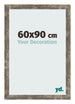 Bilderrahmen 60x90cm Blau Gold Meliert MDF Bologna Vorne Messe | Yourdecoration.at